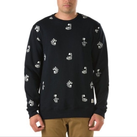 Vans Other - Limited edition Disney x vans Cheshire Cat glow in the dark crew neck